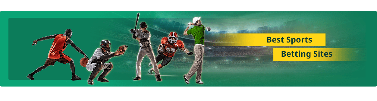 Image of several athletes – basketball, football, golf, and baseball players